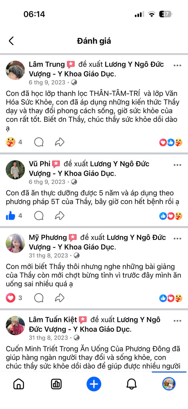 Đánh giá thật trên Facebook 4