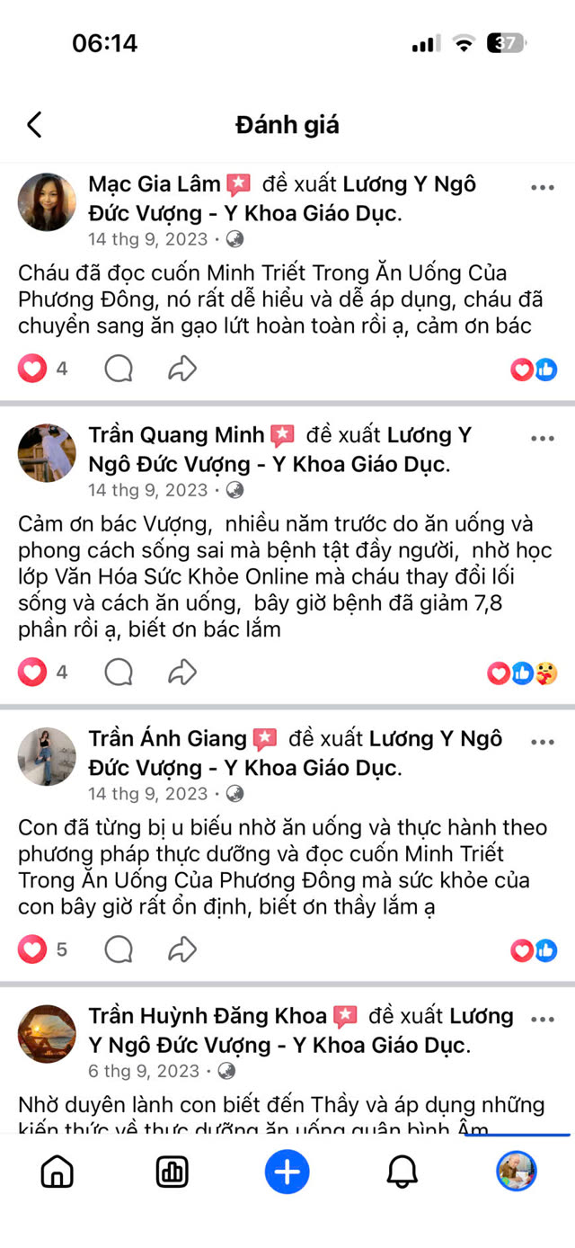 Đánh giá thật trên Facebook 5