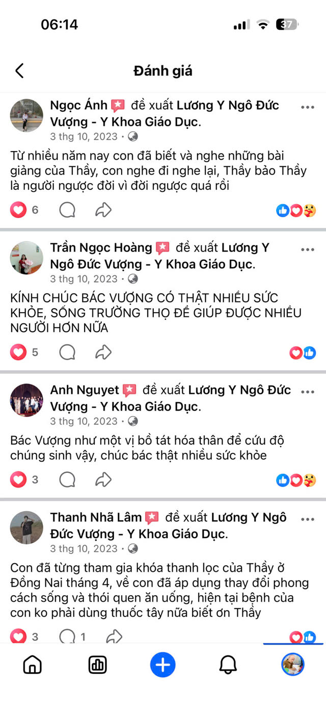 Đánh giá thật trên Facebook 6